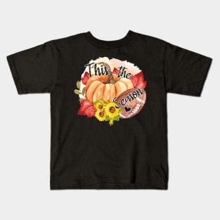 This the season american football Kids T-Shirt